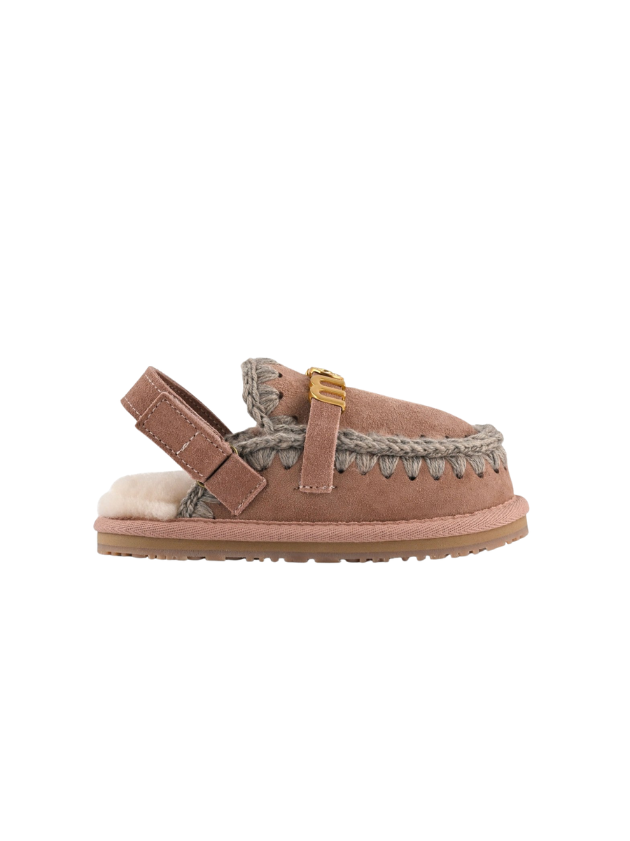 Mou "Skipper Slipper With Black Strap" rosa MU.FK161001A DKPIN Mou 