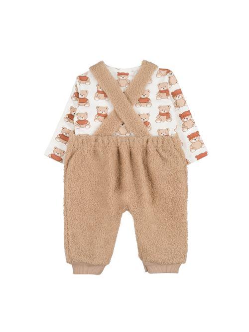 Tutina con sapopette Nanan beige I24138 BE Nanan 