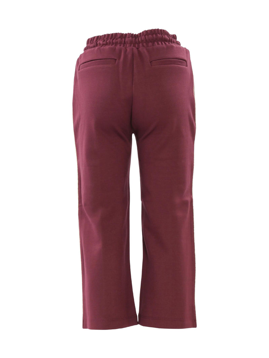 Pantalone bordeaux con micro borchie 168082 1670 Scotch & Soda 