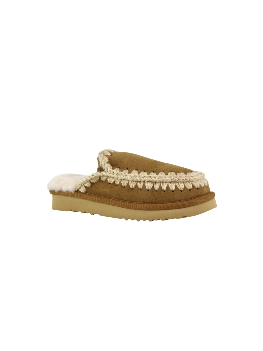 Mou " Eskimo Slipper Suede" cognac MU.FW101125A COG Mou 