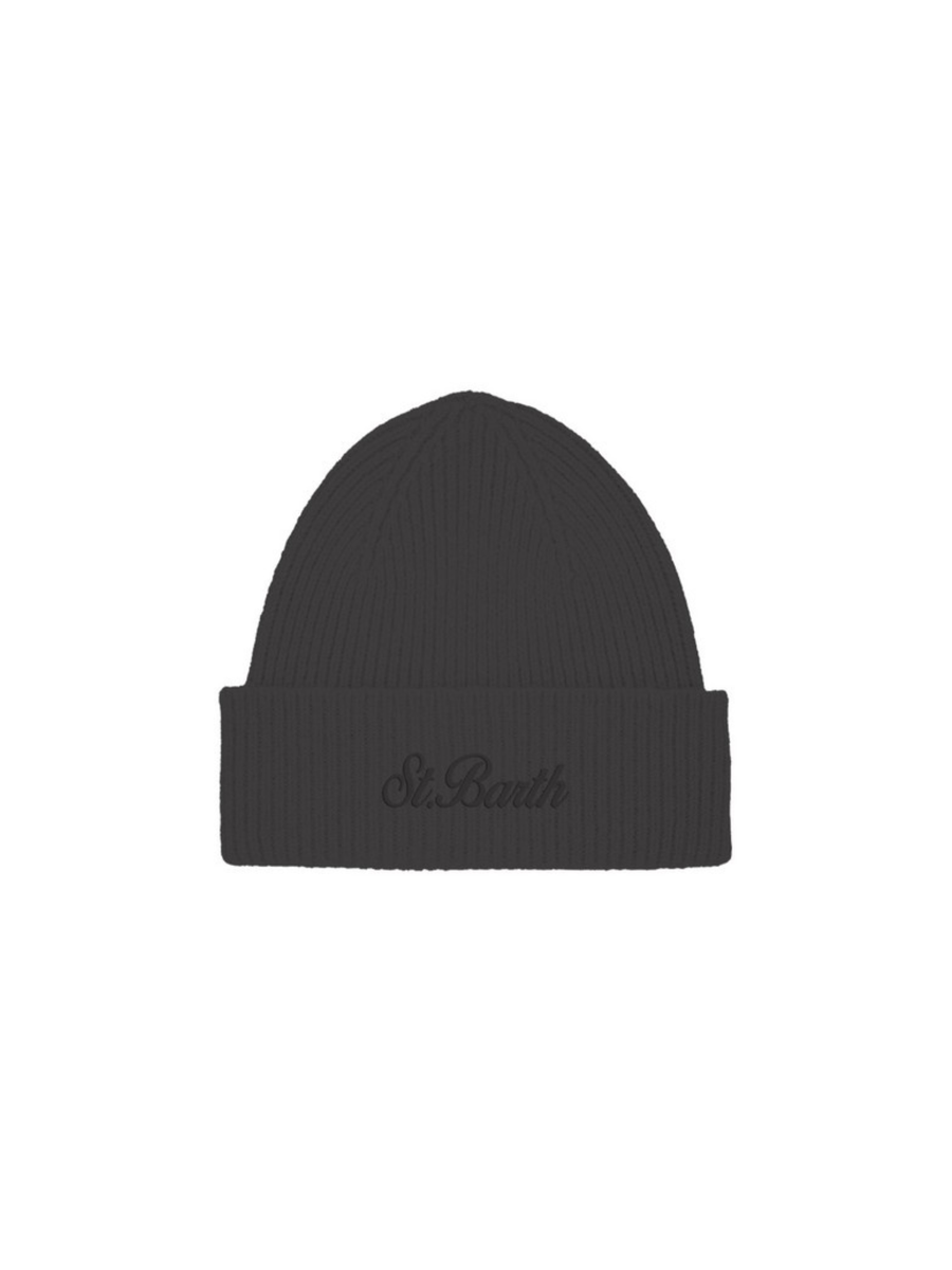 Cappello "23" Saint Barth nero a costine MOS0004 00037I MC2 SAINT BARTH 