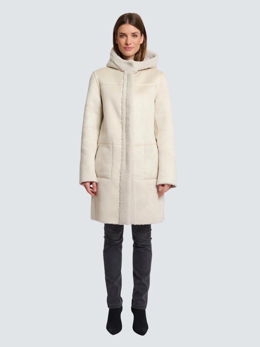 Cappotto "Reversible coat" Rino & Pelle beige Alina.7002511 Birch Rino & Pelle 