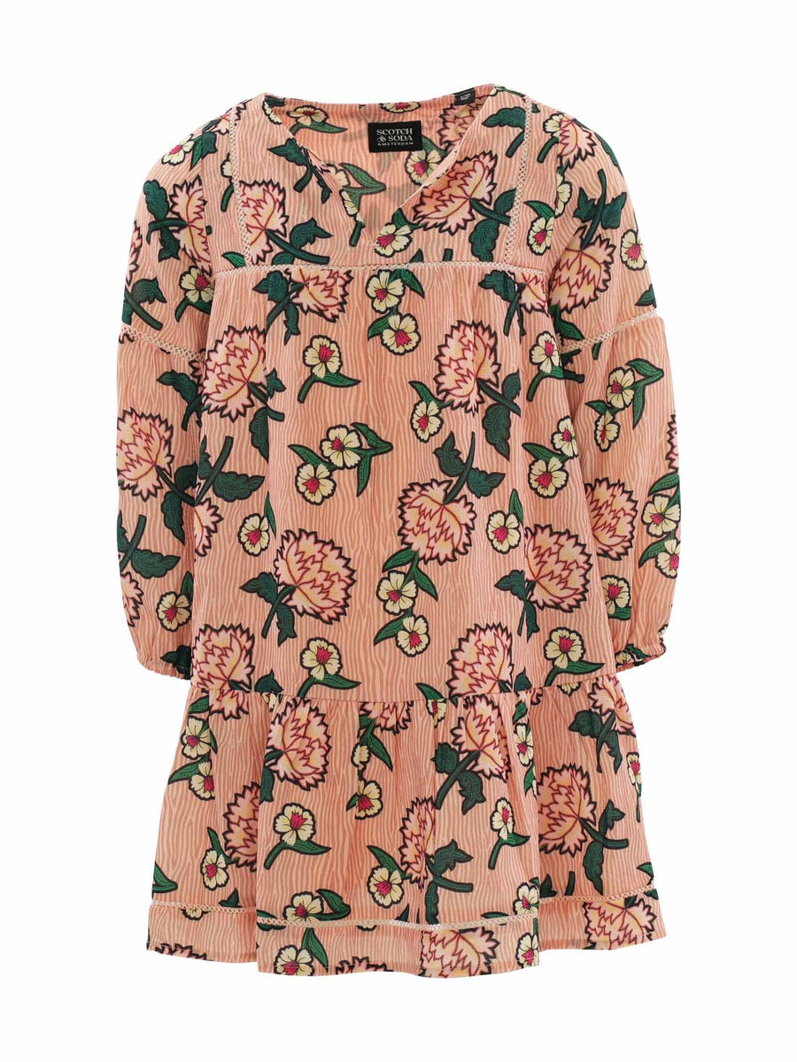 Abito pesca con stampa floreale 168261 0461 Scotch & Soda 