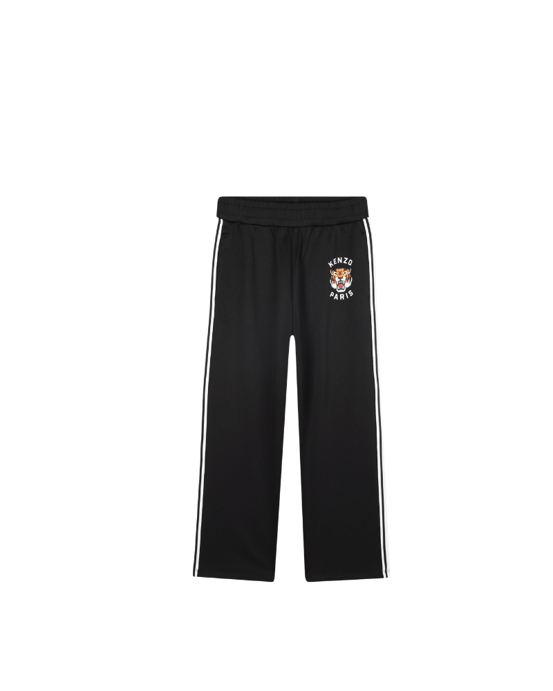 Pantalone Kenzo nero con logo e bande laterali K61477 95 Kenzo 