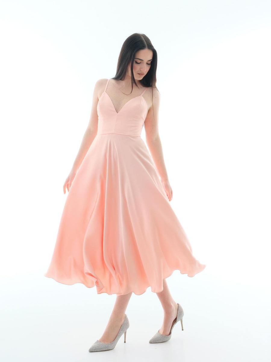 Abito "Vyvian" Silence Limited rosa satinato ABF10 PEACHROSE Silence Limited 