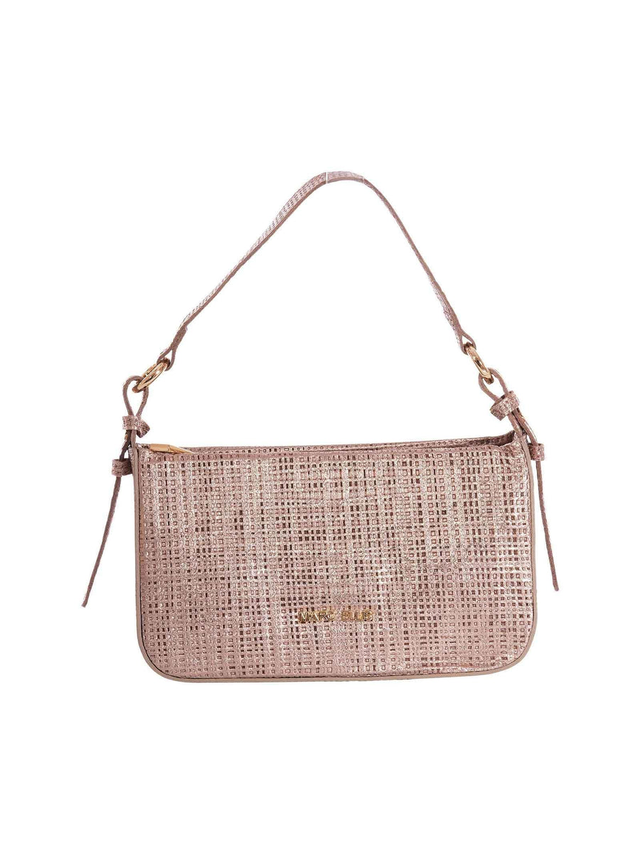 Borsa "alaska bl" Marc Ellis intrecciata bronzo e oro ALASKA BL DOVE/GOLD Marc Ellis 