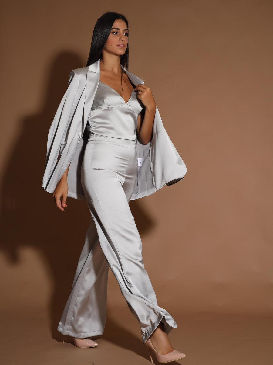 Crop Top grigio CFC0115488003 B241 Rinascimento 