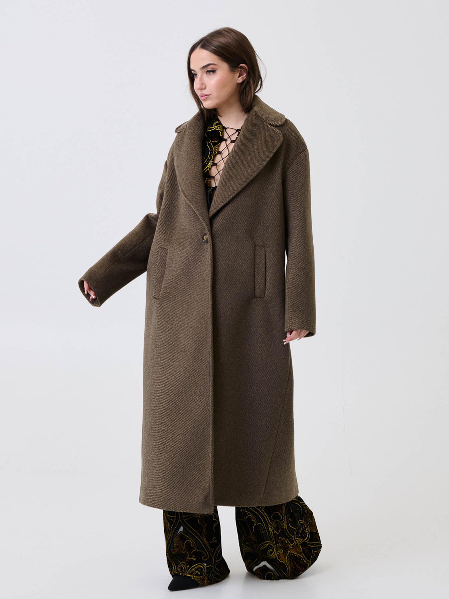 Cappotto "Lady" Bohemian Vì marrone SDBO5012 BROWN Bohemian V 