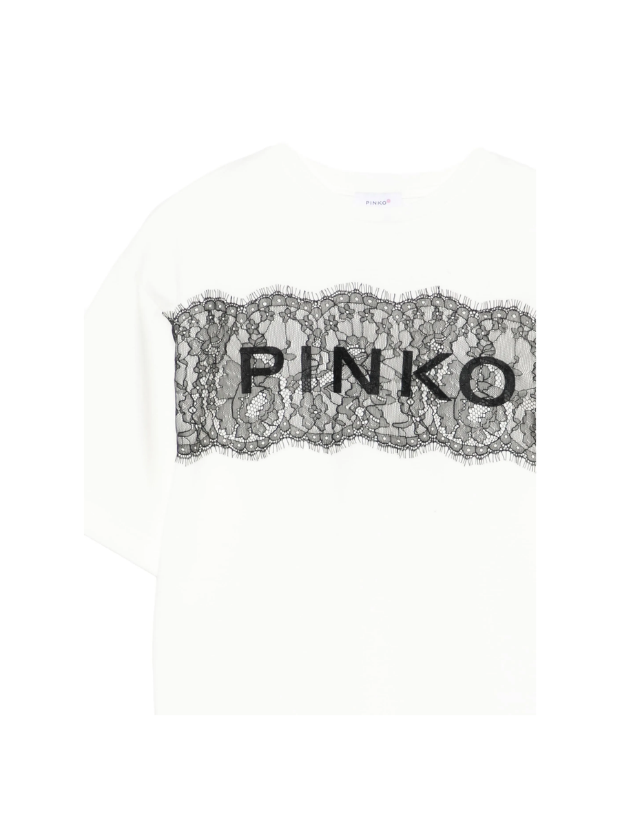 T-Shirt a mezze maniche Pinko bianca KFTS028 D826 Pinko 
