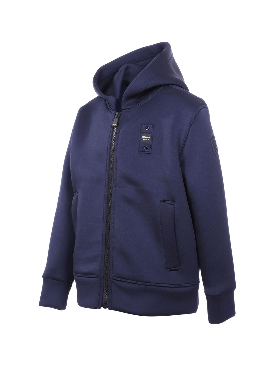 Felpa in neoprene bambino Blauer Colby blu scuro BLKF02477 888 Blauer 