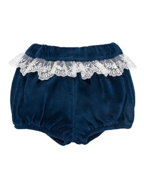 Culotte Nanan blu con rouches I24436 BL Nanan 