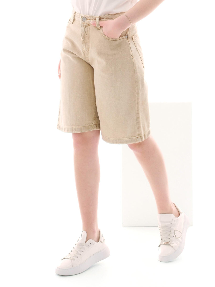 Jeans bermuda Vicolo beige DD5020 BEIGE Vicolo 