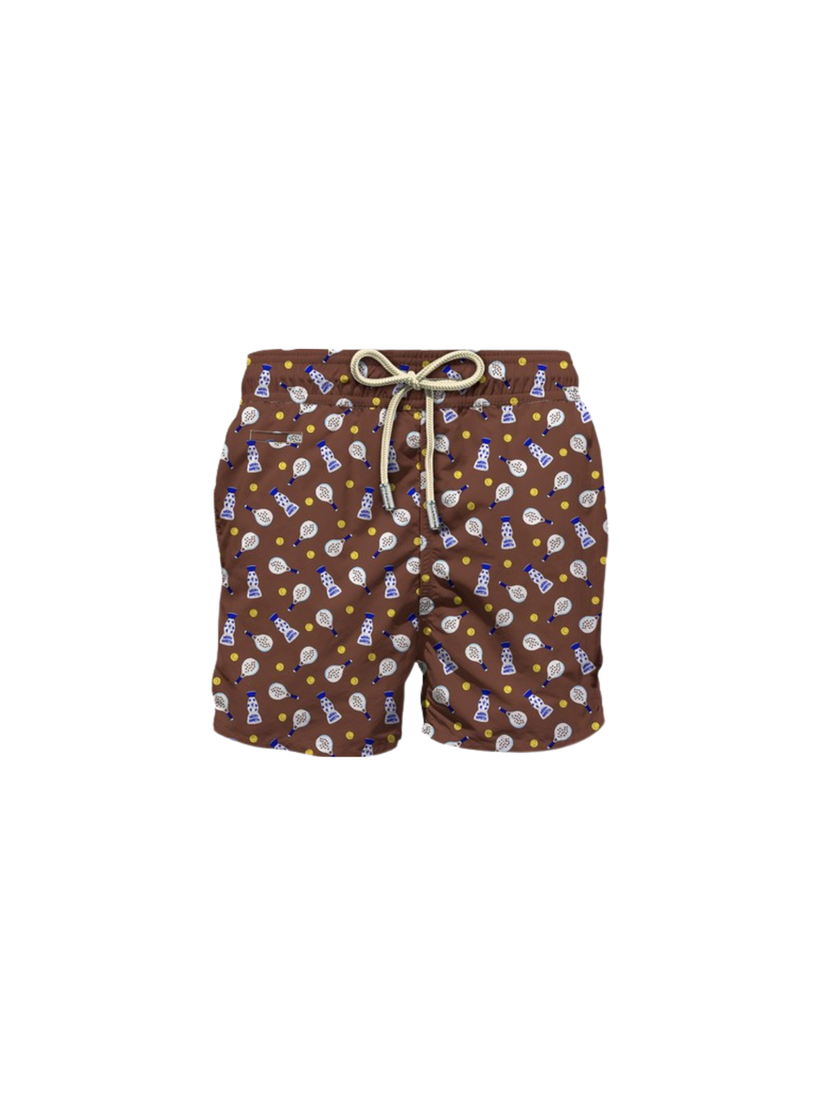 Costume MC2 Saint Barth "Lighting micro fantasy" marrone Racchette & Bottiglie LIG0003 01156H MC2 SAINT BARTH 