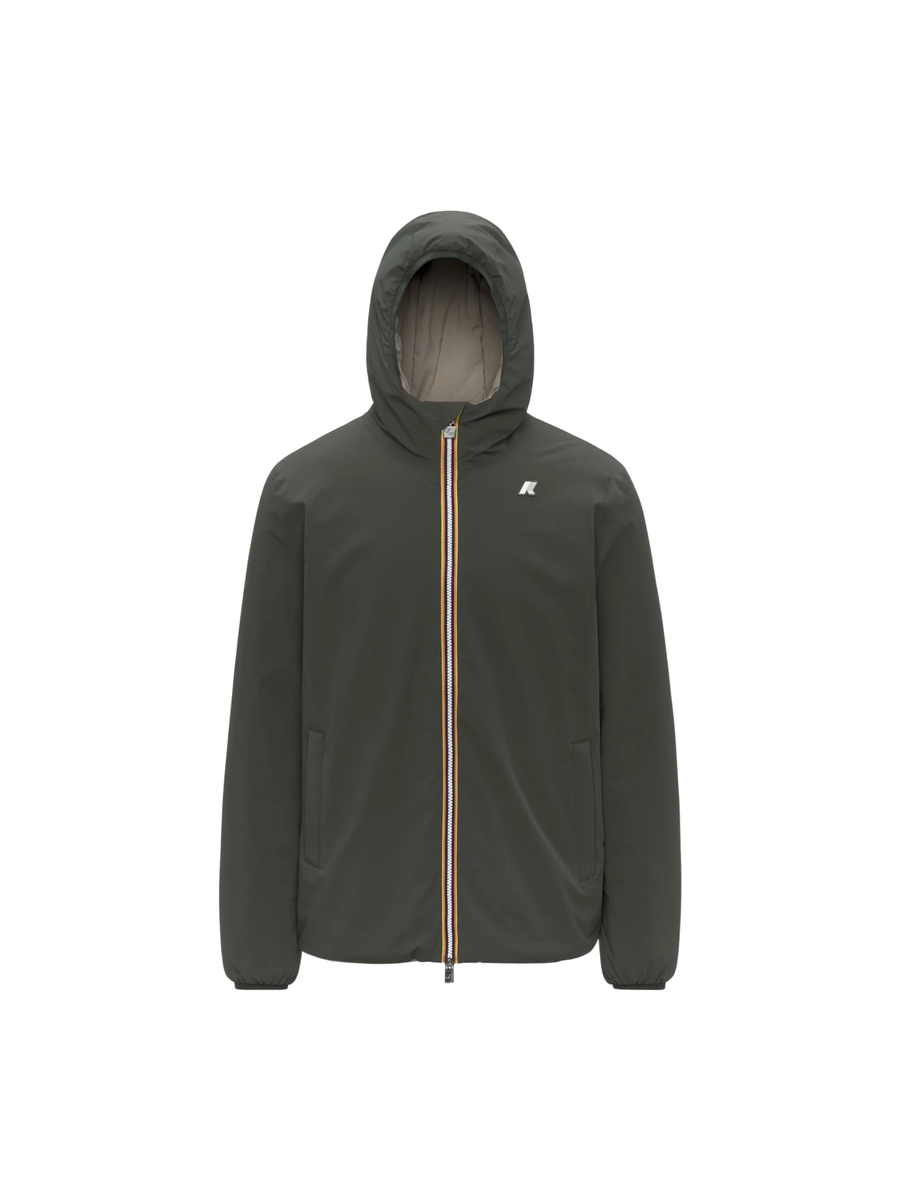 Giubbino "Jack St Warm Double" K-Way verde K6128VW B2P K-WAY 