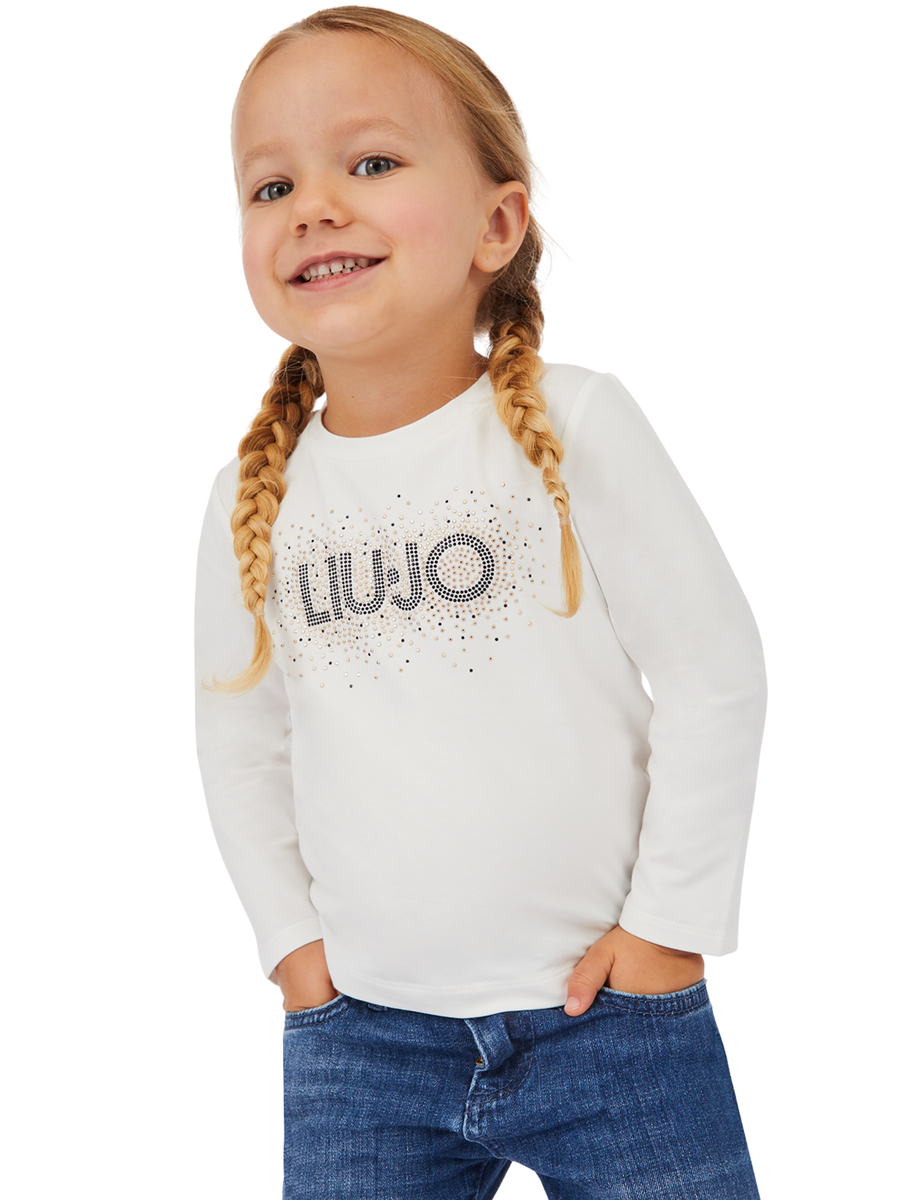 T-Shirt a maniche lunghe Liu Jo bianca KF5011 10602 Liu Jo 