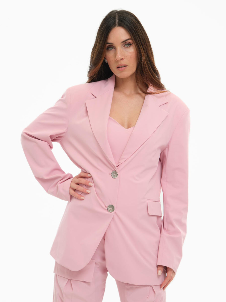 Blazer "boyfriend tech" Silence Limited rosa GI5010 PINK Silence Limited 