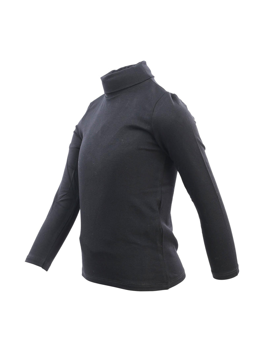 Maglia dolcevita nera LW03032G42 3901 Dixie Kids 