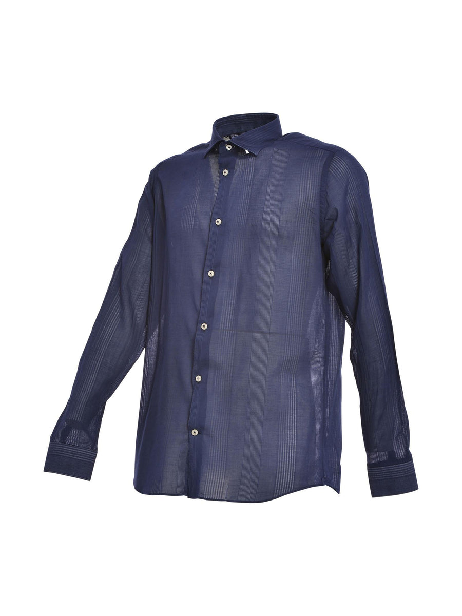 Camicia Luca blu navy FS049CT036 13 Mastricamiciai 