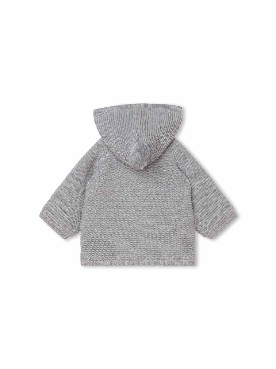 Felpa in maglia grigia Y96078 A06 Carrement Beau 