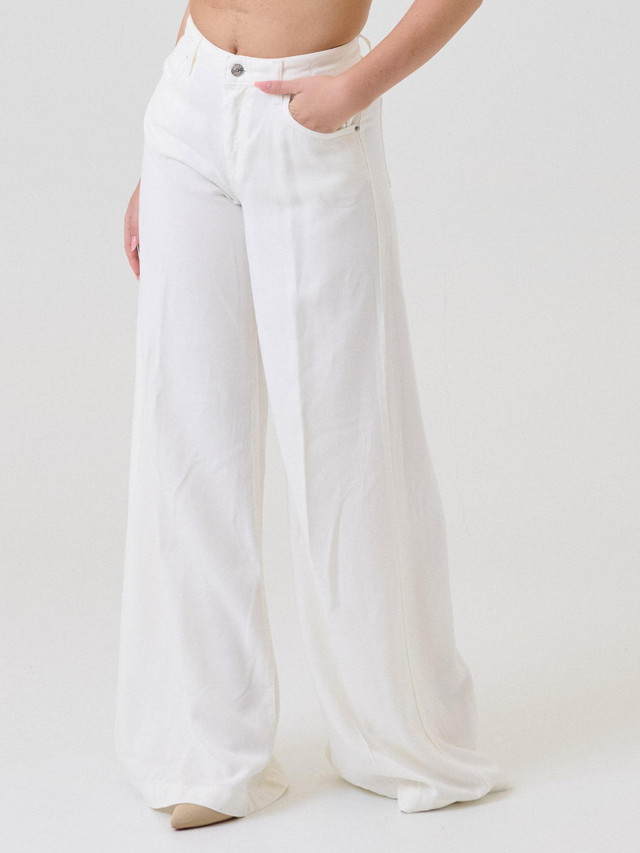 Jeans "Madison Wid Leg" Vicolo bianco DF5145 FU03 Vicolo 