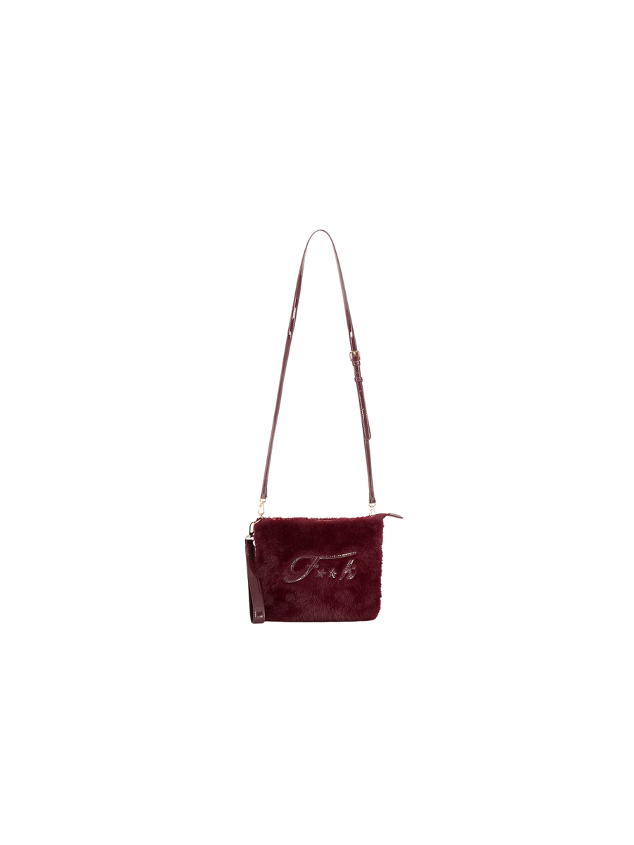 Mini pochette in ecopelliccia Fk bordeaux FA25-WW0210BD UNI Fk 
