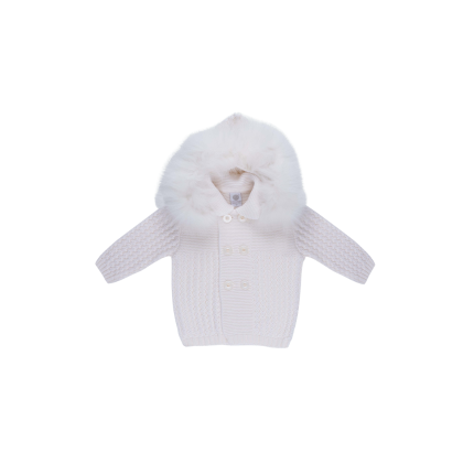 Cardigan con cappuccio Marlù rosa IN6940 C2 Marlù 