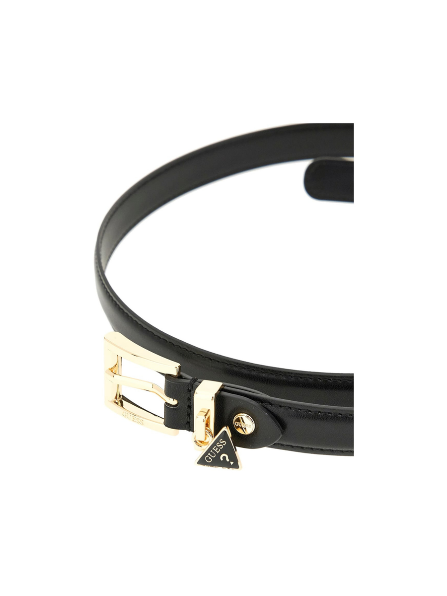 Cintura Guess nera con charm pendente logo a triangolo BW9254P5325 BLA Guess 