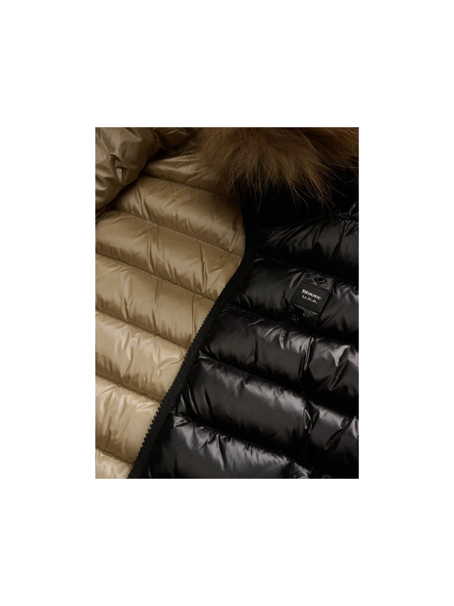 Giubbino a righe "Arcadia Junior" Blauer nero 25WBLGC03380 999EI Blauer 