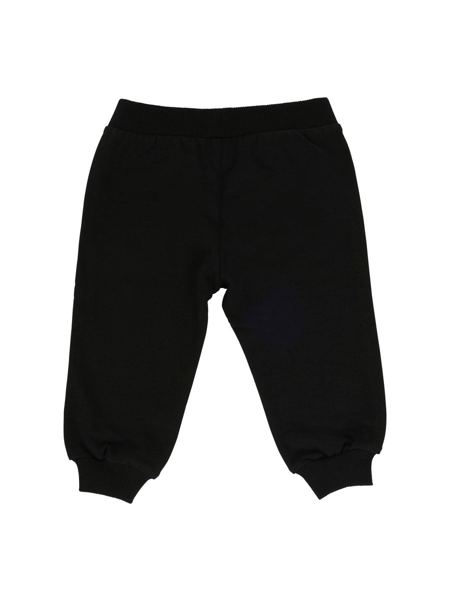 Shorts Moschino neri con logo lettering sulla gamba MUP05G 60100 Moschino 