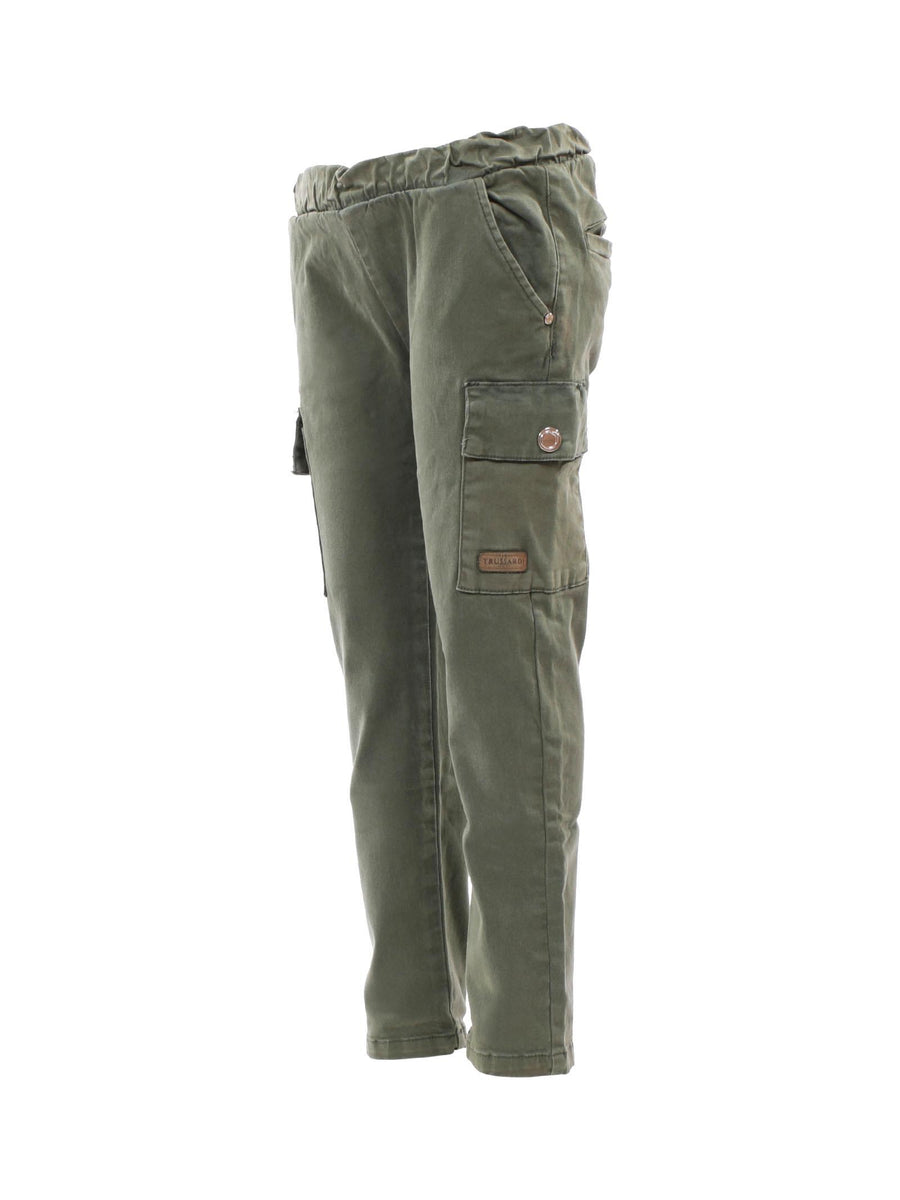 Pantalone cargo Trussardi verde TIA24037PA GREENMIL Trussardi 