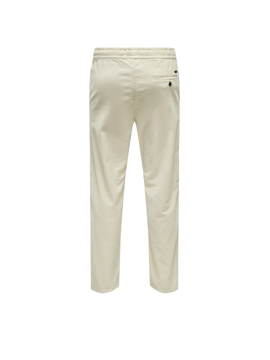 Pantalone in velluto Only & Sons bianco latte 22029790 SILV LIN Only & Sons 