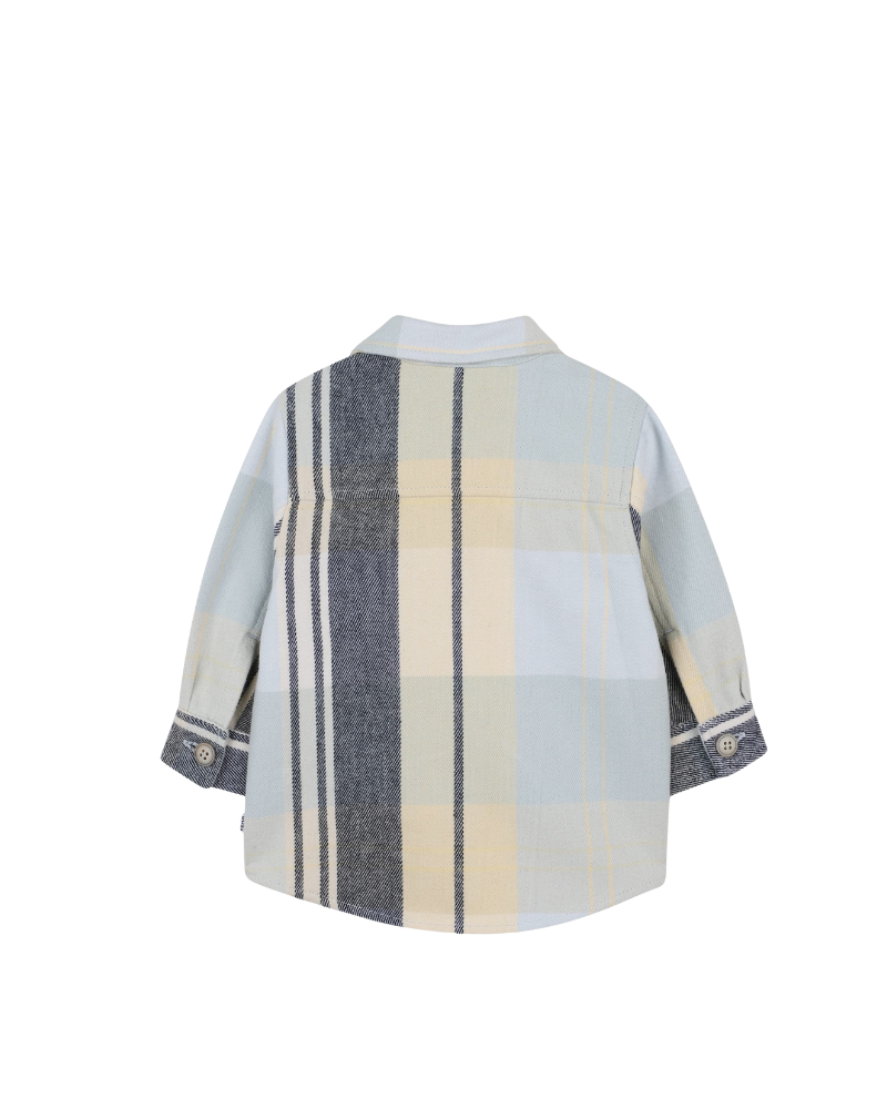 Camicia Boss grigia con righe a contrasto J52446 791 Boss 