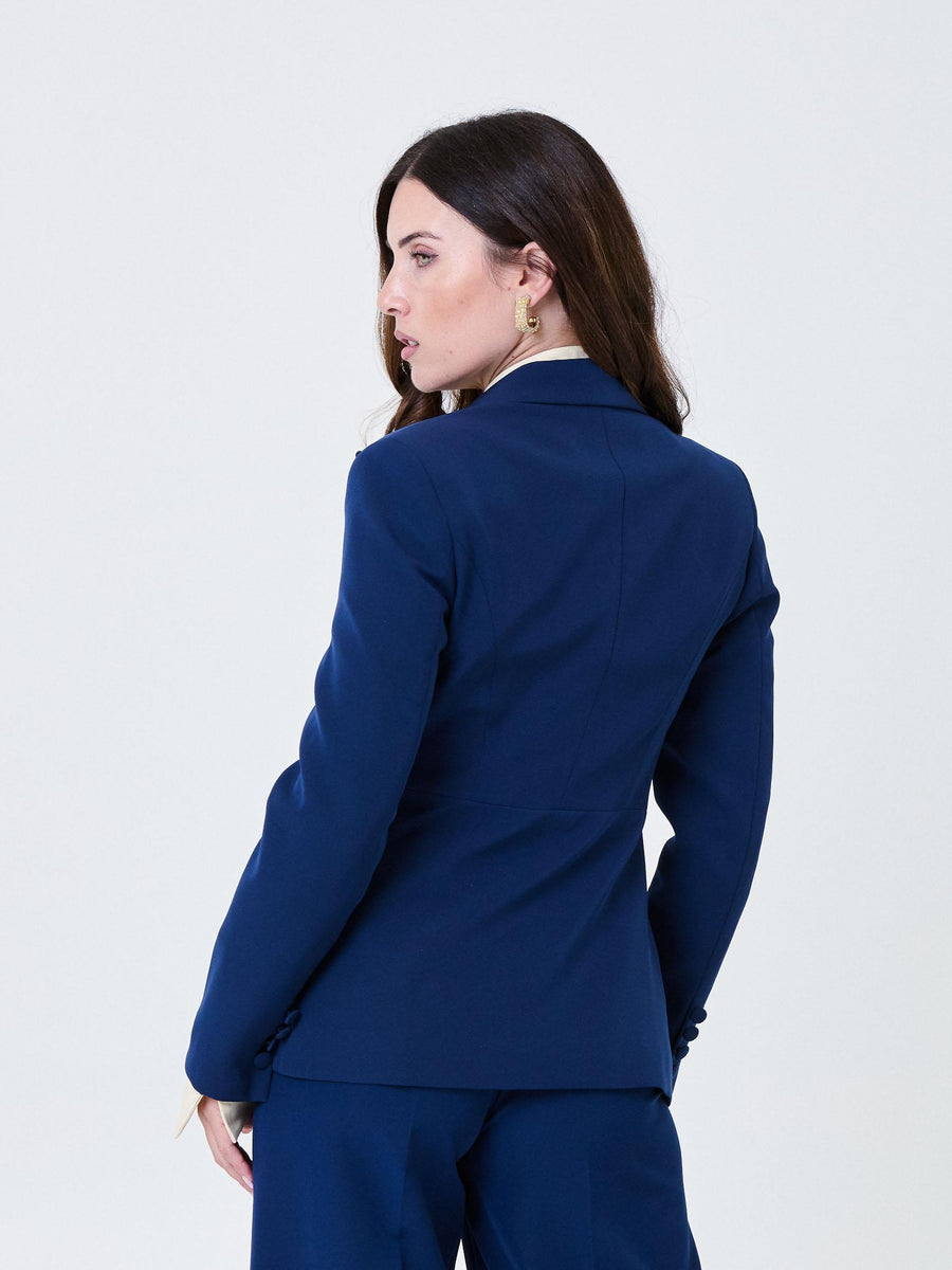 Giacca monopetto Silence Limited blu navy SD5020GOLD NAVY Silence Limited 