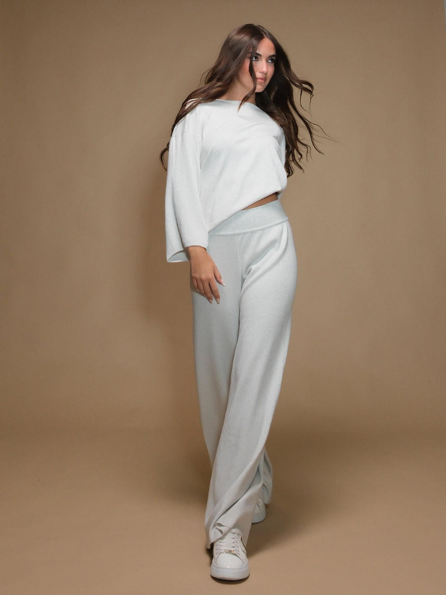 Maglia Armoire lurex crema R2045L CREMA Armoire 