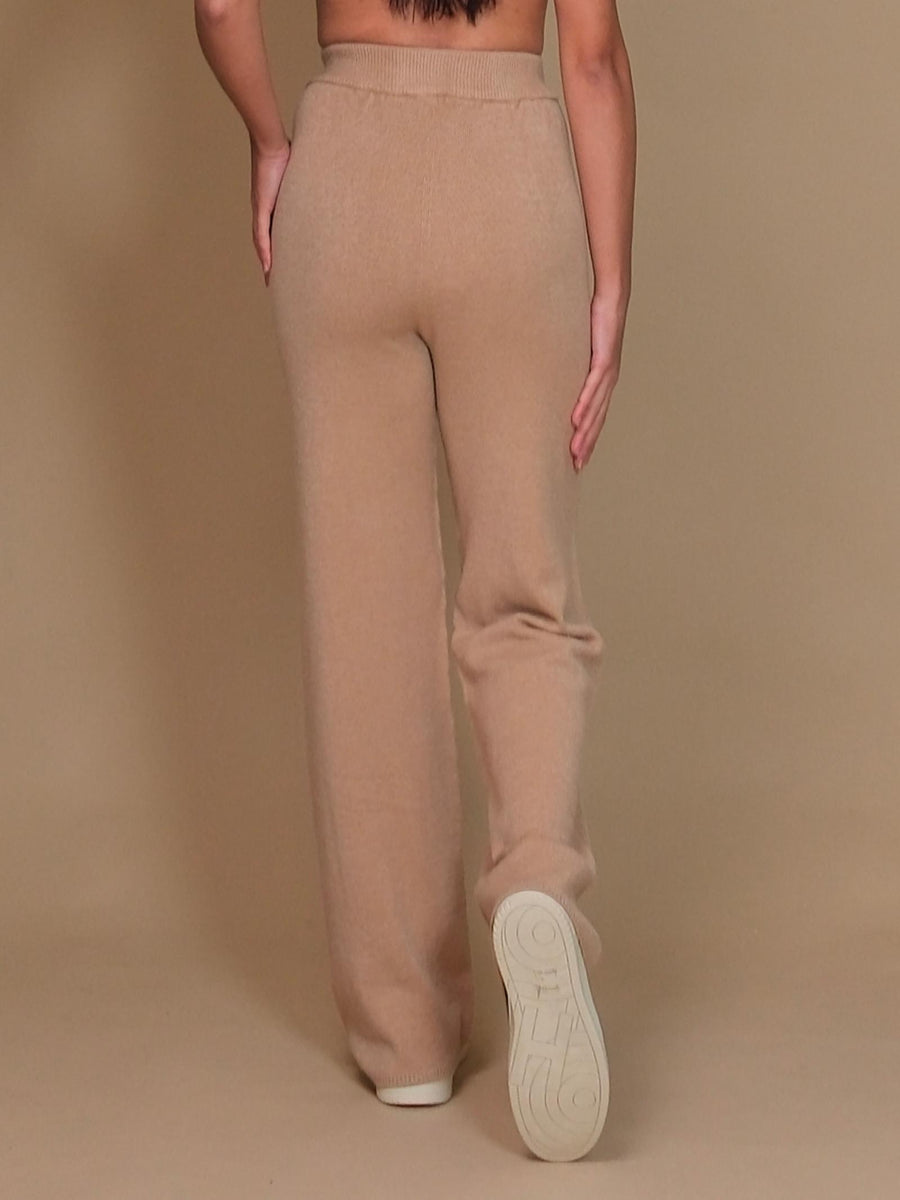 Pantalone a palazzo Armoire in maglia mandorla AI720 MANDORLA Armoire 