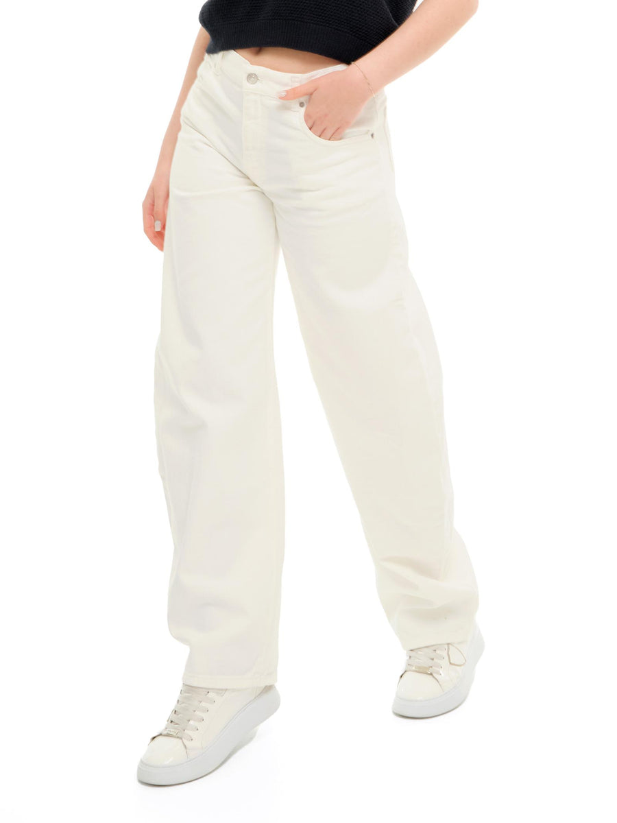 Jeans "denise" Vicolo bianco ampio DD5146 BIA Vicolo 
