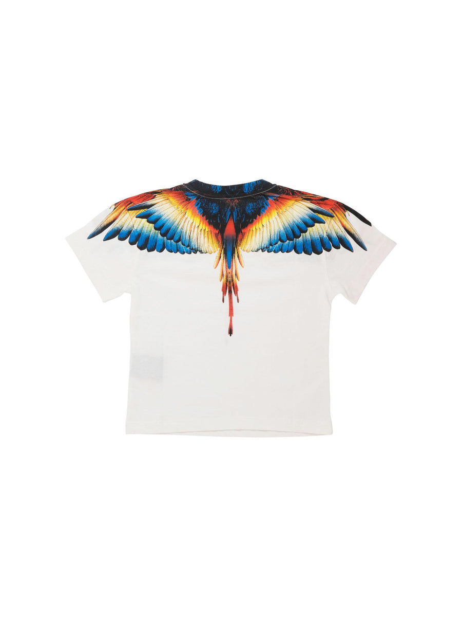 T-Shirt County of Milan bianca con stampa ali TH062 002 County of Milan 