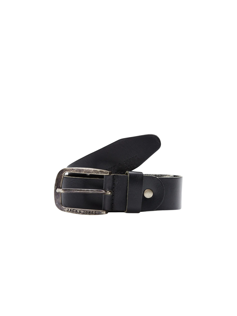 Cintura Jack & Jones nera con fibbia 12111286 Black Jack & Jones 