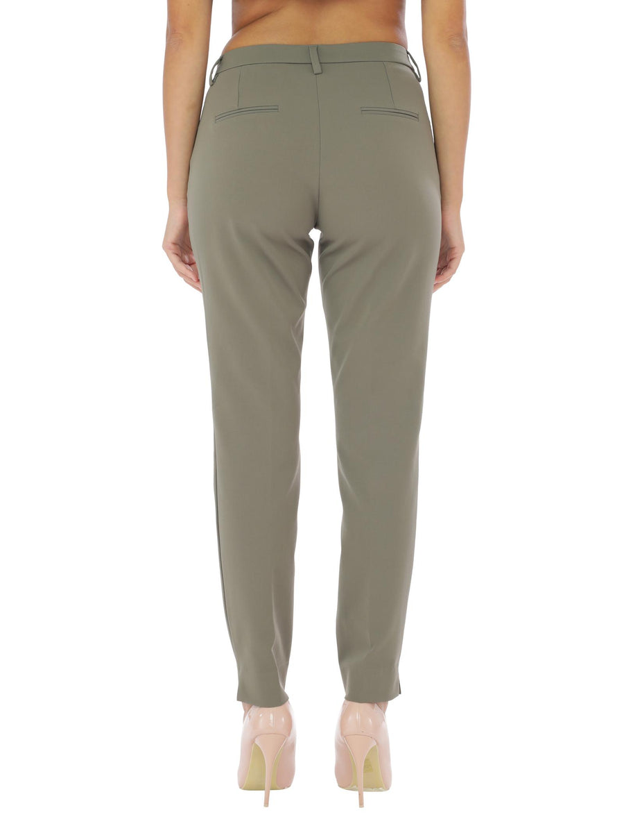 Pantalone verde TK america JANIS3574 007 RAYURES NOIR 