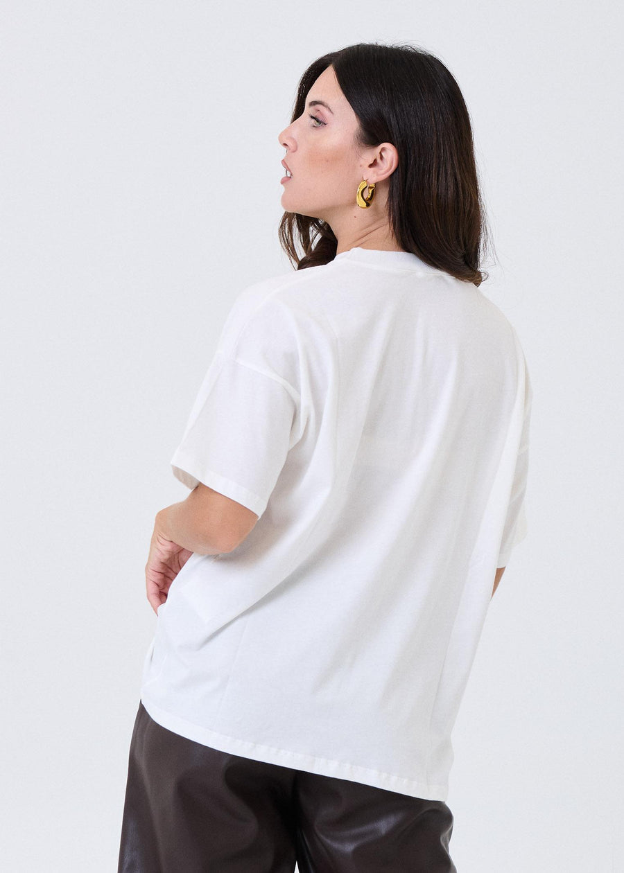 T-Shirt oversize Vicolo panna UF0064 PANNA Vicolo 