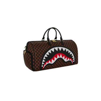 Borsone "Sawtooth Sharks in Paris Duffle" Sprayground marrone 910D7836 NSZ Sprayground 