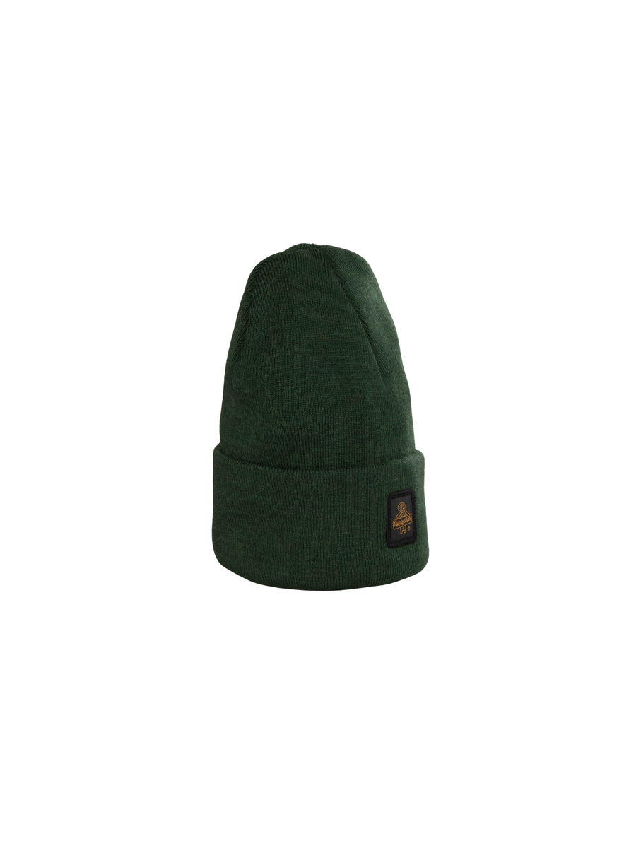Cappello Refrigiwear verde con risvolto e logo frontale B31908MA9083 E03350 Refrigiwear 