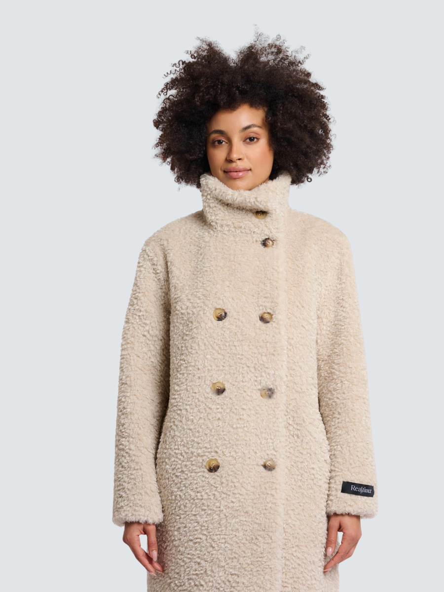 Cappotto "Ena coat" Rino & Pelle beige Ena.7002512 Birch Rino & Pelle 
