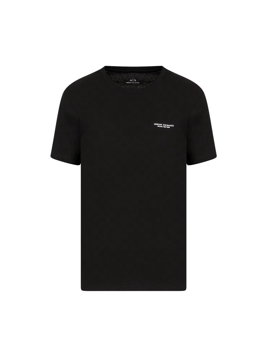 T-shirt Armani Exchange nera con logo sul petto 8NZT91Z8H4Z 1200 Armani Exchange 