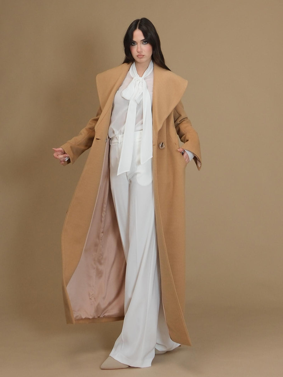 Cappotto a vestaglia lungo Armoire cammello CP221 CAMMELLO Armoire 