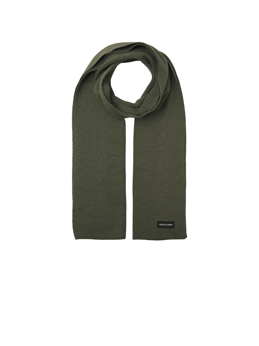 Set sciarpa e cappello Jack & Jones verde oliva 12102728 D Olive Jack & Jones 
