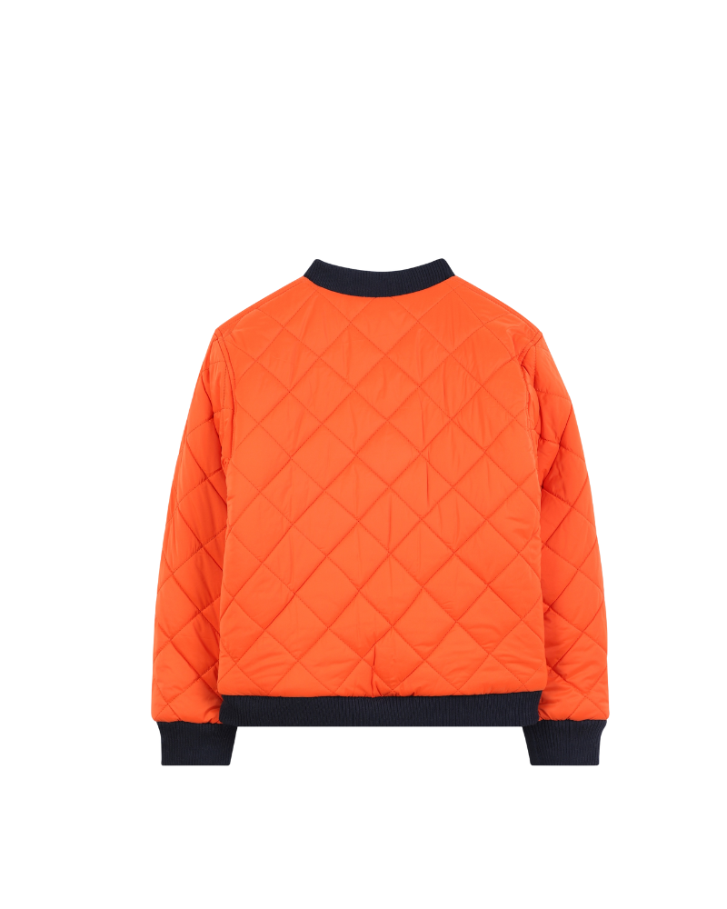 Giubbino double face Kenzo blu e arancione con stampa logo K61462 Z35 Kenzo 