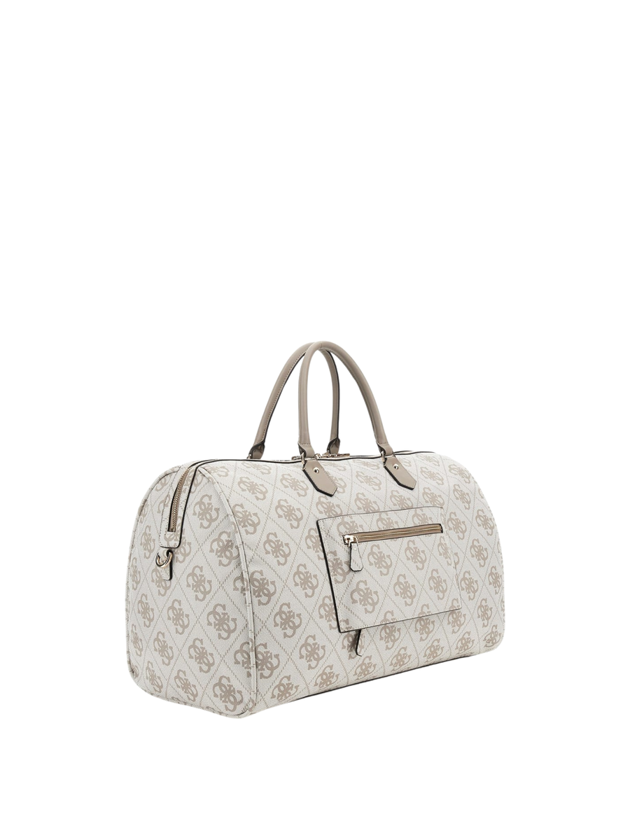 Borsone Guess beige chiaro con motivo logo 4G all over TWOB8688416 DKO Guess 