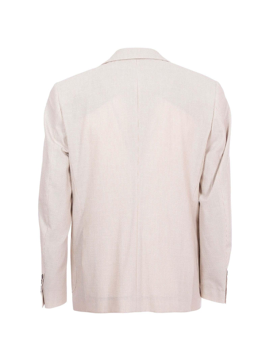 Blazer Selected sabbia a righe 16097094 SAND Selected 