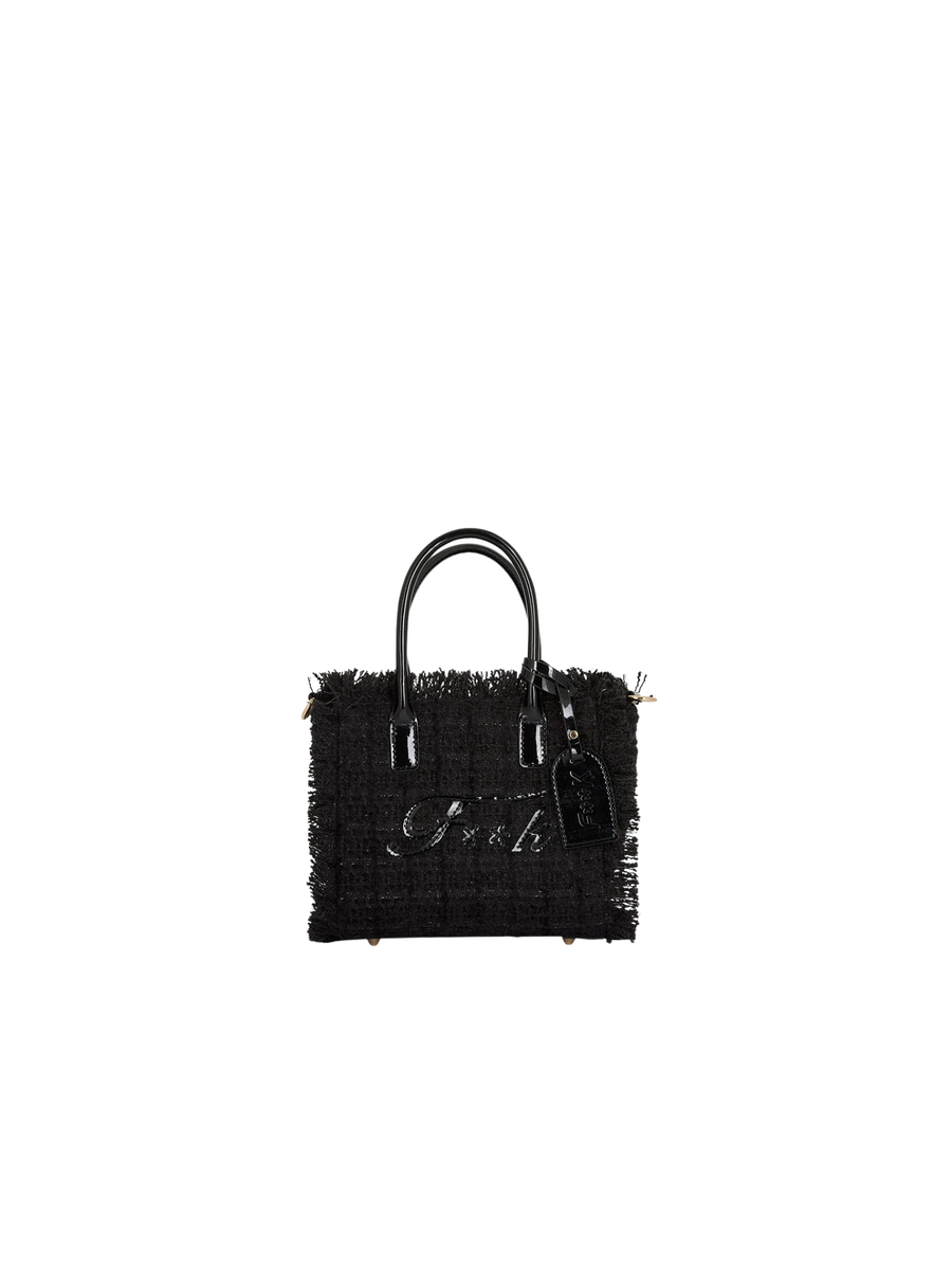 Borsa mini in tweed Fk nera FA25-WW0075BK UNI Fk 